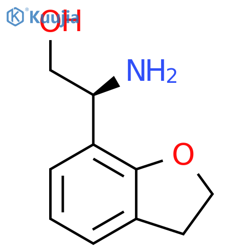 (2S)-2-amino-2-(2,3-dihydro-1-benzofuran-7-yl)ethan-1-ol structure