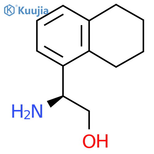 (2S)-2-amino-2-(5,6,7,8-tetrahydronaphthalen-1-yl)ethan-1-ol structure