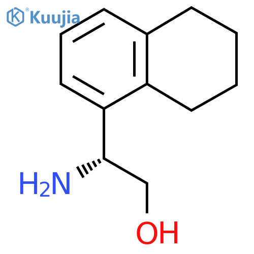 (2R)-2-amino-2-(5,6,7,8-tetrahydronaphthalen-1-yl)ethan-1-ol structure