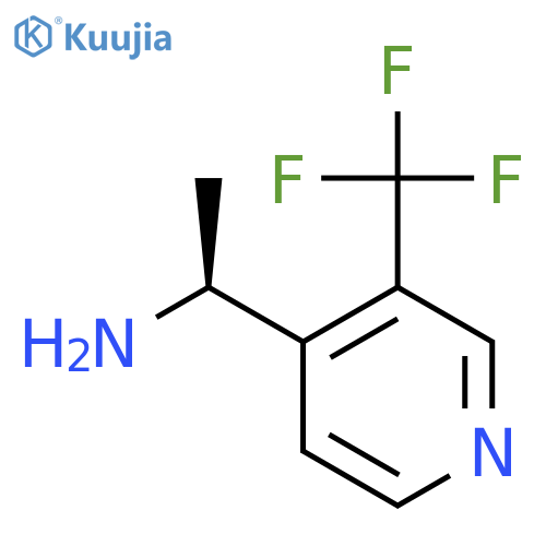 (S)-1-(3-(Trifluoromethyl)pyridin-4-yl)ethan-1-amine structure