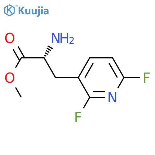 METHYL (2R)-2-AMINO-3-(2,6-DIFLUOROPYRIDIN-3-YL)PROPANOATE structure