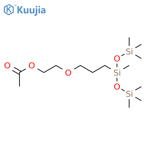 2-[3-[Methyl-bis(trimethylsilyloxy)silyl]propoxy]ethyl acetate structure