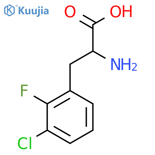 3-Chloro-2-fluoro-DL-phenylalanine structure