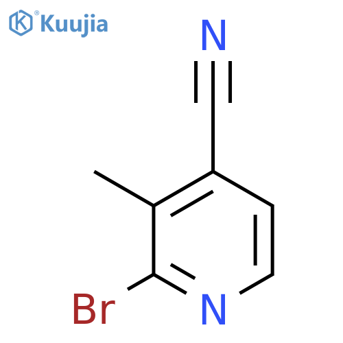 2-Bromo-3-methylisonicotinonitrile structure