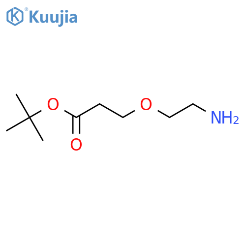 NH2-PEG1-CH2CH2-Boc structure