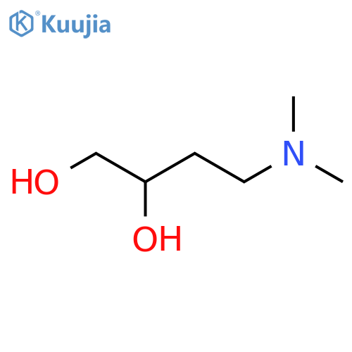 4-(dimethylamino)butane-1,2-diol structure