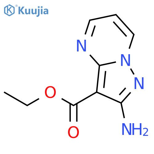 Ethyl 2-aminopyrazolo[1,5-a]pyrimidine-3-carboxylate structure