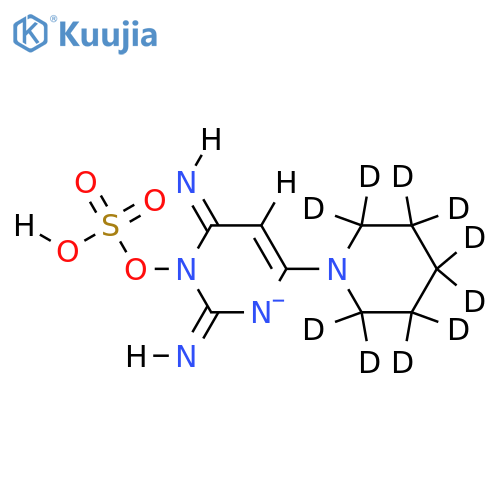 Minoxidil Sulfate-d10 structure