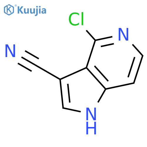 6-Chloro-3-cyano-5-azaindole structure