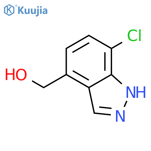 7-Chloro-4-hydroxymethyl-1H-indazole structure