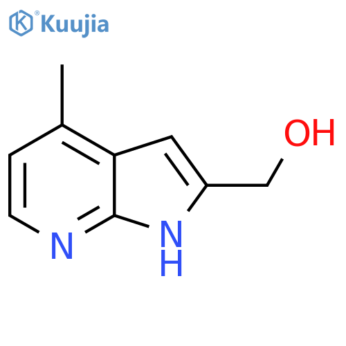 (4-Methyl-1H-pyrrolo[2,3-b]pyridin-2-yl)methanol structure