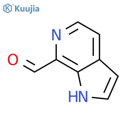 1H-pyrrolo[2,3-c]pyridine-7-carbaldehyde structure