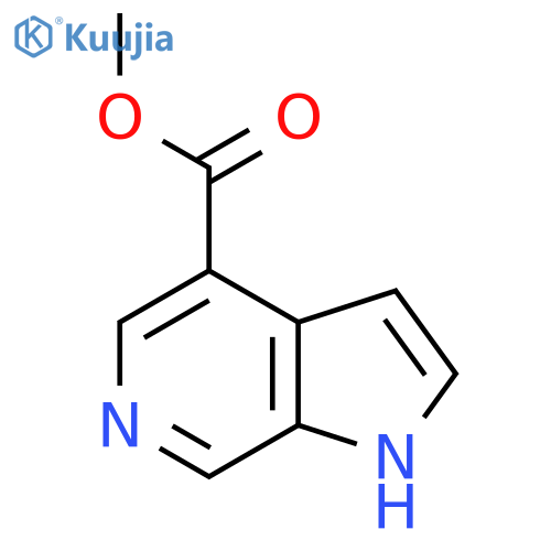 Methyl 1h-pyrrolo[2,3-c]pyridine-4-carboxylate structure