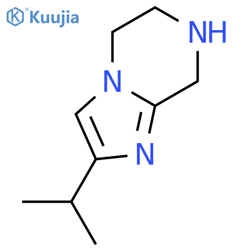 2-(propan-2-yl)-5H,6H,7H,8H-imidazo[1,2-a]pyrazine structure