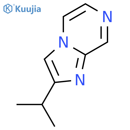 Imidazo[1,2-a]pyrazine, 2-(1-methylethyl)- (9CI) structure
