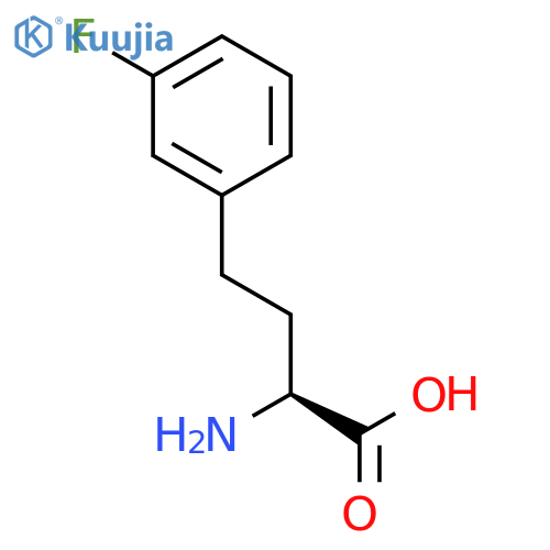 (S)-2-Amino-4-(3-fluorophenyl)butanoic acid structure