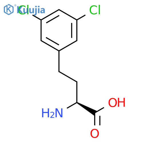 (S)-2-Amino-4-(3,5-dichlorophenyl)butanoic acid structure