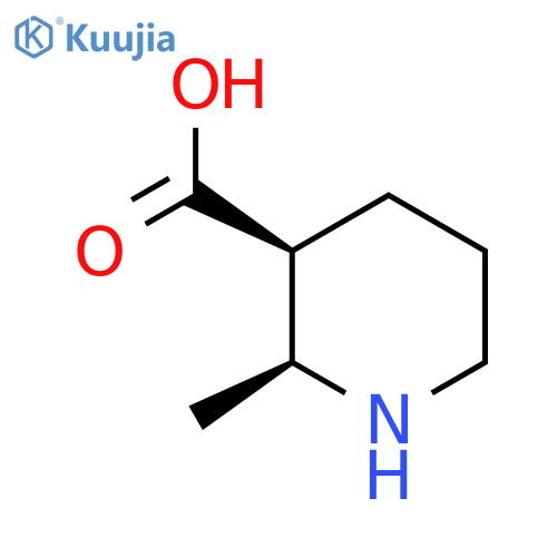 rac-(2R,3R)-2-methylpiperidine-3-carboxylic acid structure