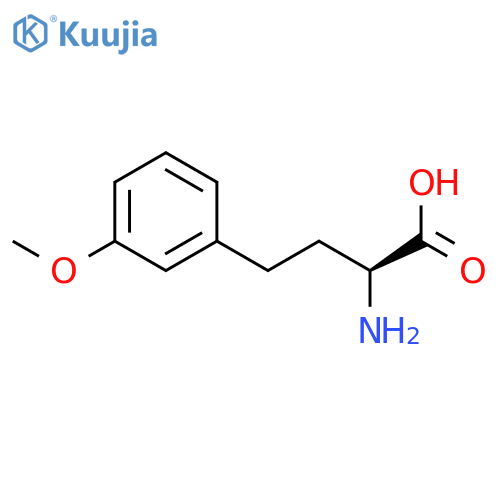 (S)-2-Amino-4-(3-methoxyphenyl)butanoic acid structure