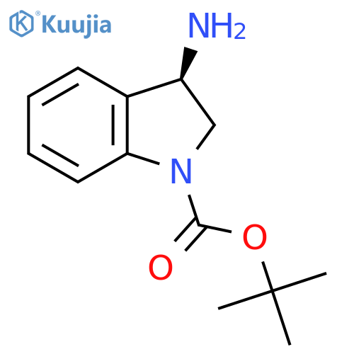 (R)-3-Amino-2,3-dihydro-indole-1-carboxylic acid tert-butyl ester structure