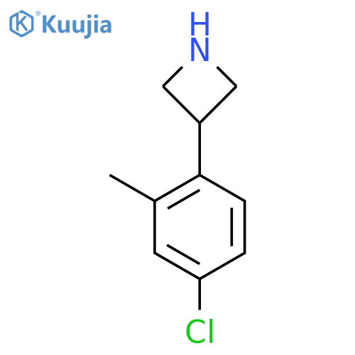 3-(4-chloro-2-methylphenyl)azetidine structure