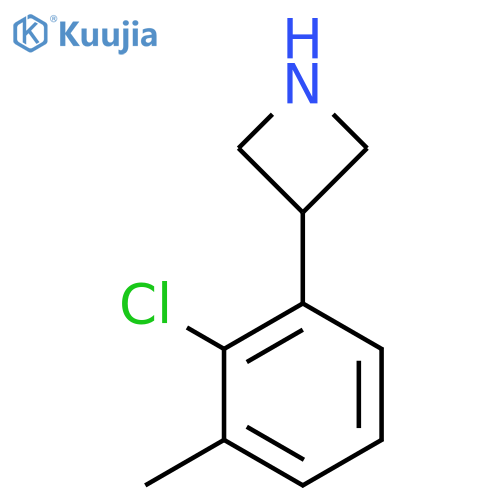3-(2-chloro-3-methylphenyl)azetidine structure
