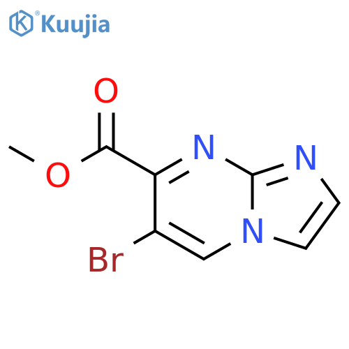 Methyl 6-bromoimidazo[1,2-a]pyrimidine-7-carboxylate structure