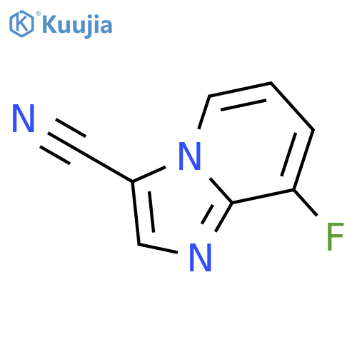 8-Fluoroimidazo[1,2-a]pyridine-3-carbonitrile structure