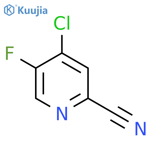 4-Chloro-5-fluoropicolinonitrile structure