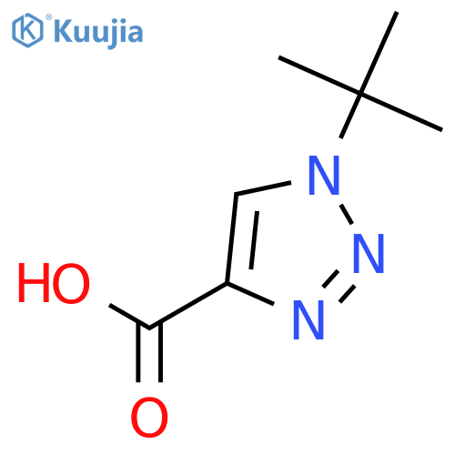 1-Tert-butyl-1h-1,2,3-triazole-4-carboxylic acid structure