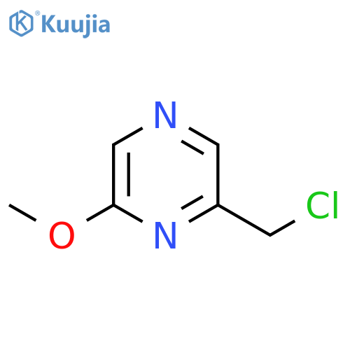 2-(chloromethyl)-6-methoxypyrazine structure