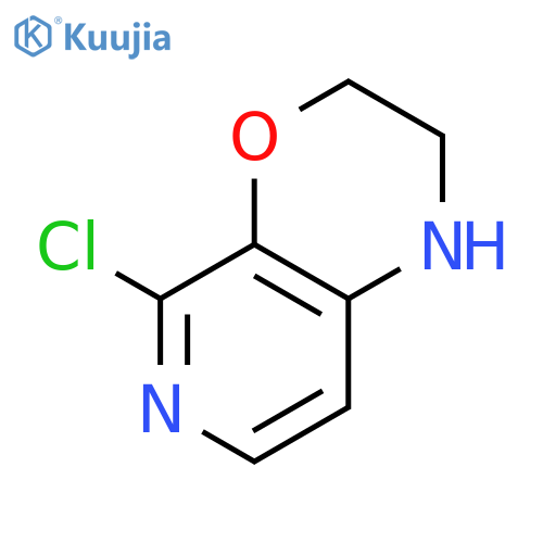5-Chloro-2,3-dihydro-1H-pyrido[3,4-b][1,4]oxazine structure
