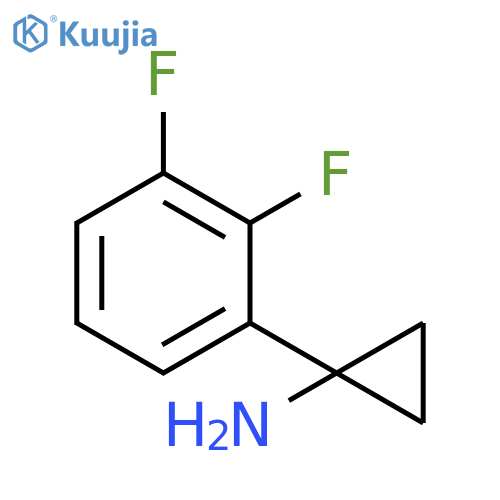1-(2,3-difluorophenyl)cyclopropan-1-amine structure