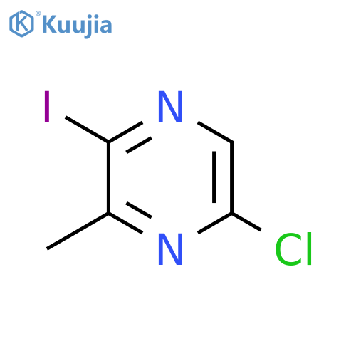 5-Chloro-2-iodo-3-methylpyrazine structure