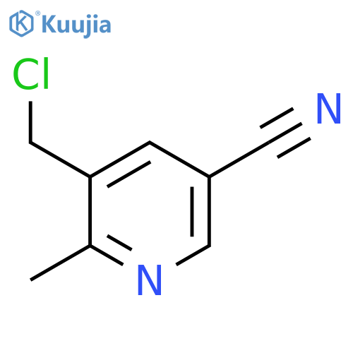 5-(Chloromethyl)-6-methylnicotinonitrile structure