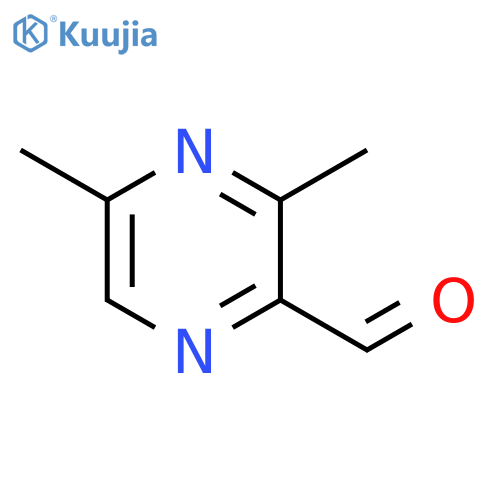 3,5-Dimethylpyrazine-2-carbaldehyde structure