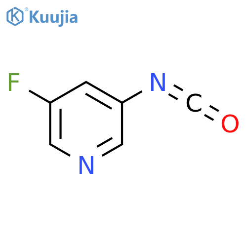3-Fluoro-5-isocyanatopyridine structure