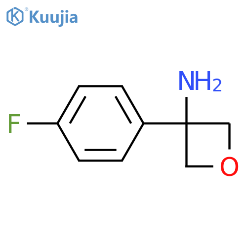 3-(4-fluorophenyl)oxetan-3-amine structure