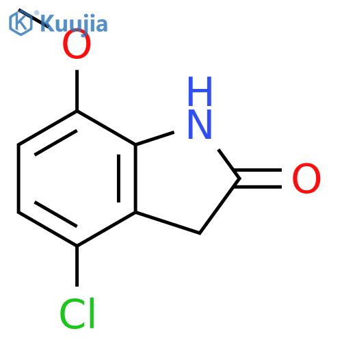 4-chloro-7-methoxyindolin-2-one structure