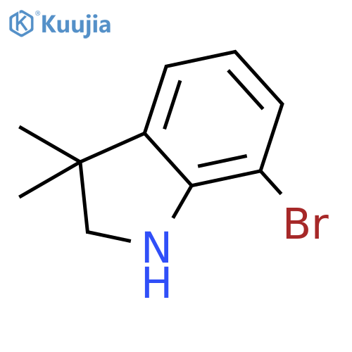 7-Bromo-3,3-dimethylindoline structure