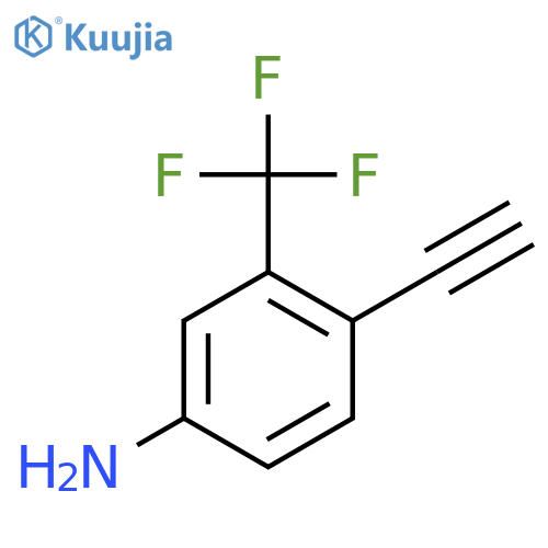 4-Ethynyl-3-(trifluoromethyl)aniline structure