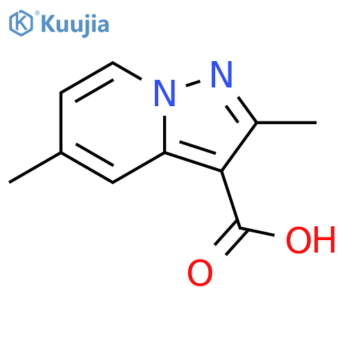 Pyrazolo[1,5-a]pyridine-3-carboxylic acid, 2,5-dimethyl- structure