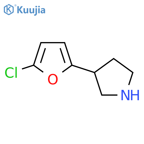3-(5-Chlorofuran-2-yl)pyrrolidine structure
