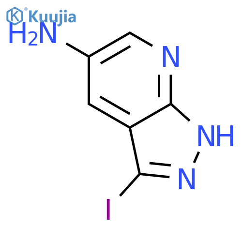 3-Iodo-1H-pyrazolo[3,4-b]pyridin-5-amine structure