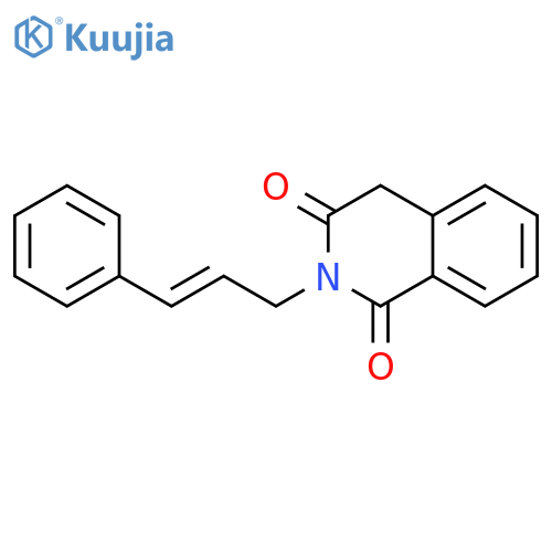 1,3(2H,4H)-Isoquinolinedione,2-(3-phenyl-2-propen-1-yl)- structure