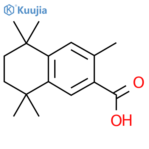 5,6,7,8-Tetrahydro-3,5,5,8,8-pentamethyl-2-naphthoic Acid structure