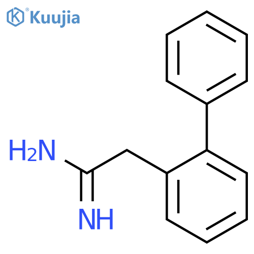 2-(2-phenylphenyl)ethanimidamide structure