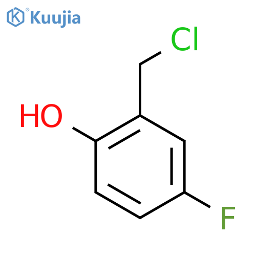2-(chloromethyl)-4-fluorophenol structure