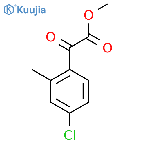 METHYL 4-CHLORO-2-METHYLBENZOYLFORMATE structure