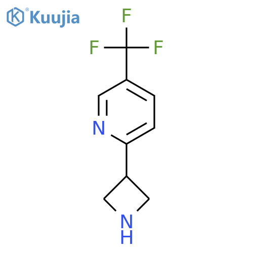 2-(Azetidin-3-yl)-5-(trifluoromethyl)pyridine structure